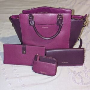 Vera Bradley Purple Women's Bag Set